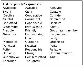 Good resume traits
